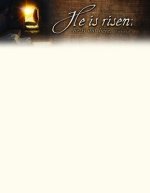Letterhead - He Is Risen; He Is Not Here.