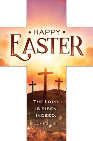Bookmark Cross - Easter - Happy Easter