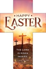 Bookmark Cross - Easter - Happy Easter