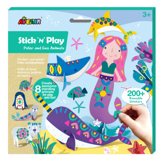 Zestaw kreatywny Stick "N" Play Zwierzďż˝ta polarne i morskie