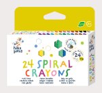 Kredki spiralne 24 kolorów