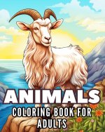Animals - Coloring book for adults
