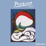 Picasso 2025 - Wand-Kalender - Broschüren-Kalender - 30x30 - 30x60 geöffnet - Kunst-Kalender