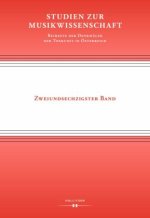 Studien zur Musikwissenschaft - Beihefte der Denkmäler der Tonkunst in Österreich. Band 62