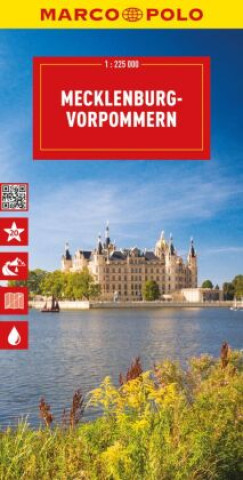 MARCO POLO Reisekarte Deutschland 02 Mecklenburg-Vorpommern 1:225.000