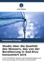 Studie über die Qualität des Wassers, das von der Bevölkerung in Süd-Kivu konsumiert wird
