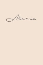 Maria - Notizbuch/Tagebuch - klassisch & elegant