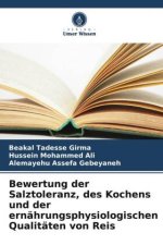 Bewertung der Salztoleranz, des Kochens und der ernährungsphysiologischen Qualitäten von Reis