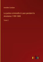 La justice criminelle ? Laon pendant la révolution 1789-1800