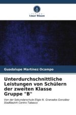 Unterdurchschnittliche Leistungen von Schülern der zweiten Klasse Gruppe 