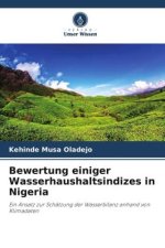 Bewertung einiger Wasserhaushaltsindizes in Nigeria