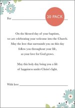 Baptism card 2024