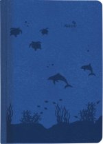 Buchkalender Nature Line Ocean 2025 - Taschen-Kalender A5 - 1 Tag 1 Seite - 416 Seiten - Umwelt-Kalender - mit Hardcover - Alpha Edition