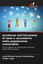 Incidenza nell'istruzione di base e secondaria nella popolazione vulnerabile