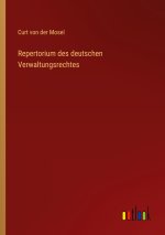 Repertorium des deutschen Verwaltungsrechtes