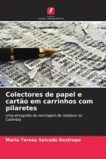 Colectores de papel e cart?o em carrinhos com pilaretes