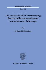 Die strafrechtliche Verantwortung der Hersteller automatisierter und autonomer Fahrzeuge.