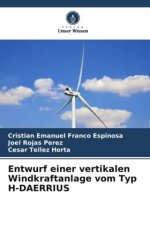 Entwurf einer vertikalen Windkraftanlage vom Typ H-DAERRIUS