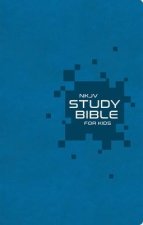 NKJV Study Bible for Kids, Blue Leathersoft: The Premier Study Bible for Kids
