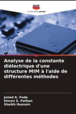Analyse de la constante diélectrique d'une structure MIM à l'aide de différentes méthodes