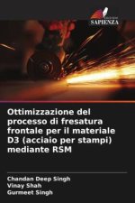 Ottimizzazione del processo di fresatura frontale per il materiale D3 (acciaio per stampi) mediante RSM