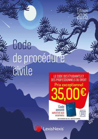 Code de procédure civile 2025 - Jaquette Blue Mountain