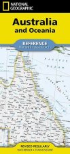 National Geographic Australia and Oceania Map (Folded with Flags and Facts)