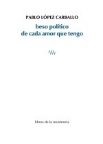 BESO POLITICO DE CADA AMOR QUE TENGO