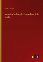 Memorie d'un fanciullo; Il cappellano della rovella