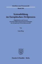 Systembildung im Europäischen Zivilprozess.