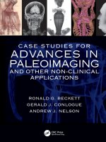 Case Studies for Advances in Paleoimaging and Other Non-Clinical Applications