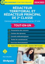 Rédacteur territorial – Rédacteur principal de 2e classe (Concours 2025)