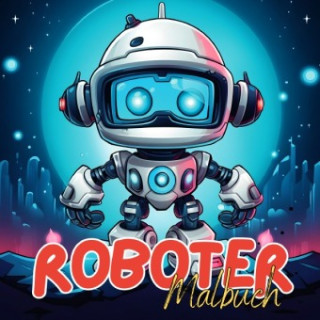 Roboter Malbuch