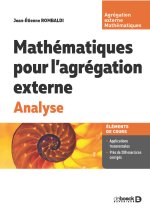 Mathématiques pour l’agrégation externe. Analyse