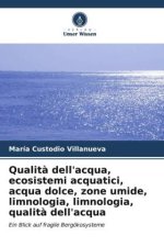 Qualità dell'acqua, ecosistemi acquatici, acqua dolce, zone umide, limnologia, limnologia, qualità dell'acqua