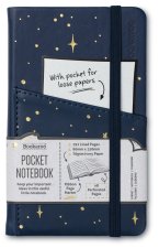 Notatnik A6 V&A Bookaroo Journal Pocket księżyc i gwiazdy