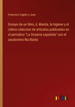 Ensayo de un libro, ó, Manila, la higiene y el cólera coleccion de articulos publicados en el periodico 