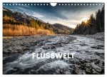 Flusswelt Schweiz (Wandkalender 2024 DIN A4 quer), CALVENDO Monatskalender