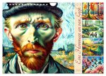 Eine Hommage an van Gogh (Wandkalender 2025 DIN A4 quer), CALVENDO Monatskalender