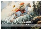 Die Rosstrappe - Sage vom Felsen im Harz bei Thale im Bodetal (Wandkalender 2025 DIN A2 quer), CALVENDO Monatskalender