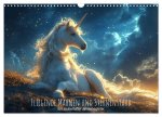 Fliegende Mähnen und Sternenstaub - Ein zauberhafter Jahresbegleiter (Wandkalender 2025 DIN A3 quer), CALVENDO Monatskalender