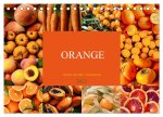 ORANGE - Gemüse und Obst -Vitaminreich (Tischkalender 2025 DIN A5 quer), CALVENDO Monatskalender
