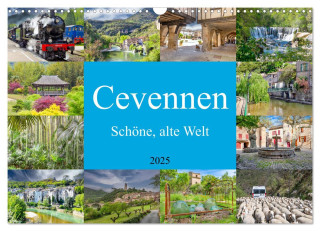 Cevennen - Schöne alte Welt (Wandkalender 2025 DIN A3 quer), CALVENDO Monatskalender