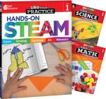 180 Days Steam, Science, & Math Grade 1: 3-Book Set
