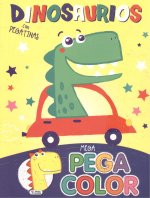 Dinosaurios con pegatinas