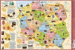 Podkładka 3W  Mapa Polski regiony