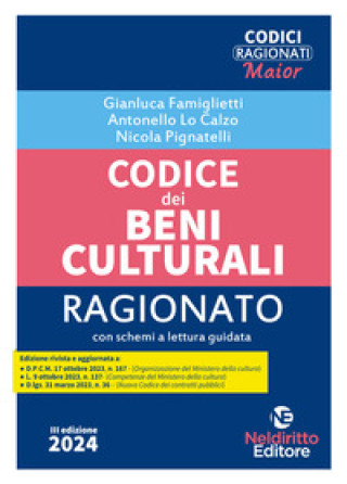 Codice dei beni culturali ragionato