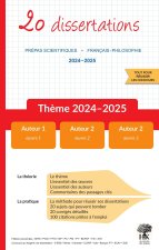 20 dissertations de français sur le thème 2024-2025 en prépa scientifique