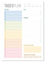 paper & you Block A5 Tagesplaner [Rainbow]