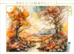 CALVENDO Puzzle Sonniger Herbst | 1000 Teile Lege-Größe 64x48cm Foto-Puzzle für glückliche Stunden